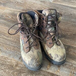 Men's Insulated Camo Chukka Boots